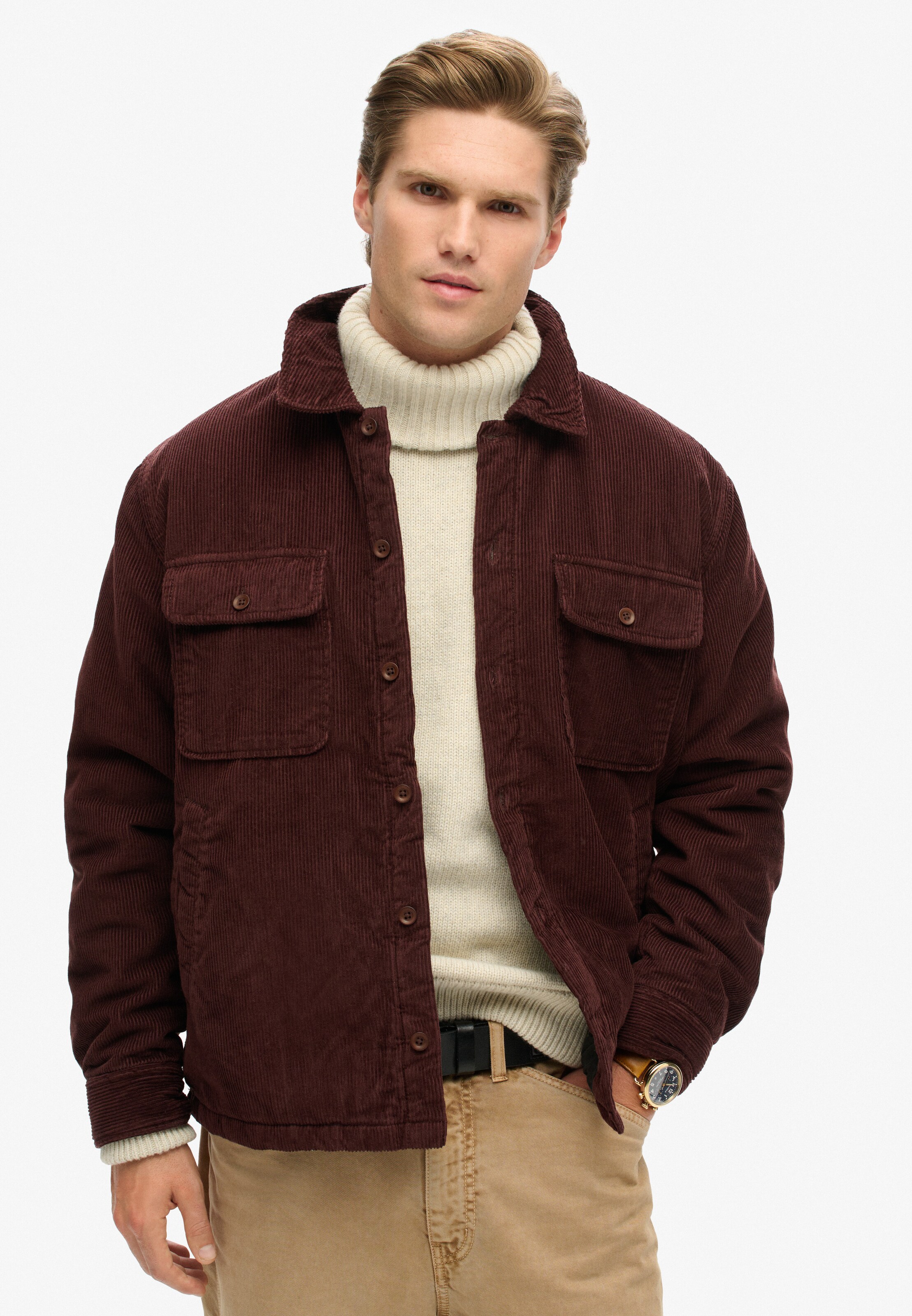 Superdry Jacke in Braun: Vorderseite