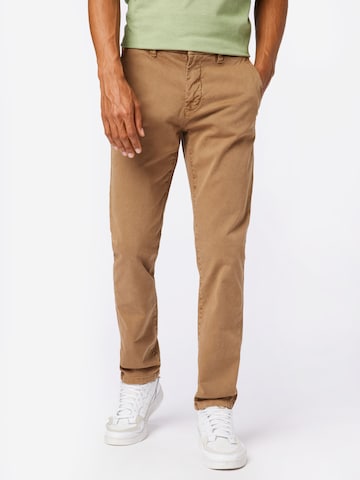 Only & Sons Chino Pants 'Pete' in Brown: front