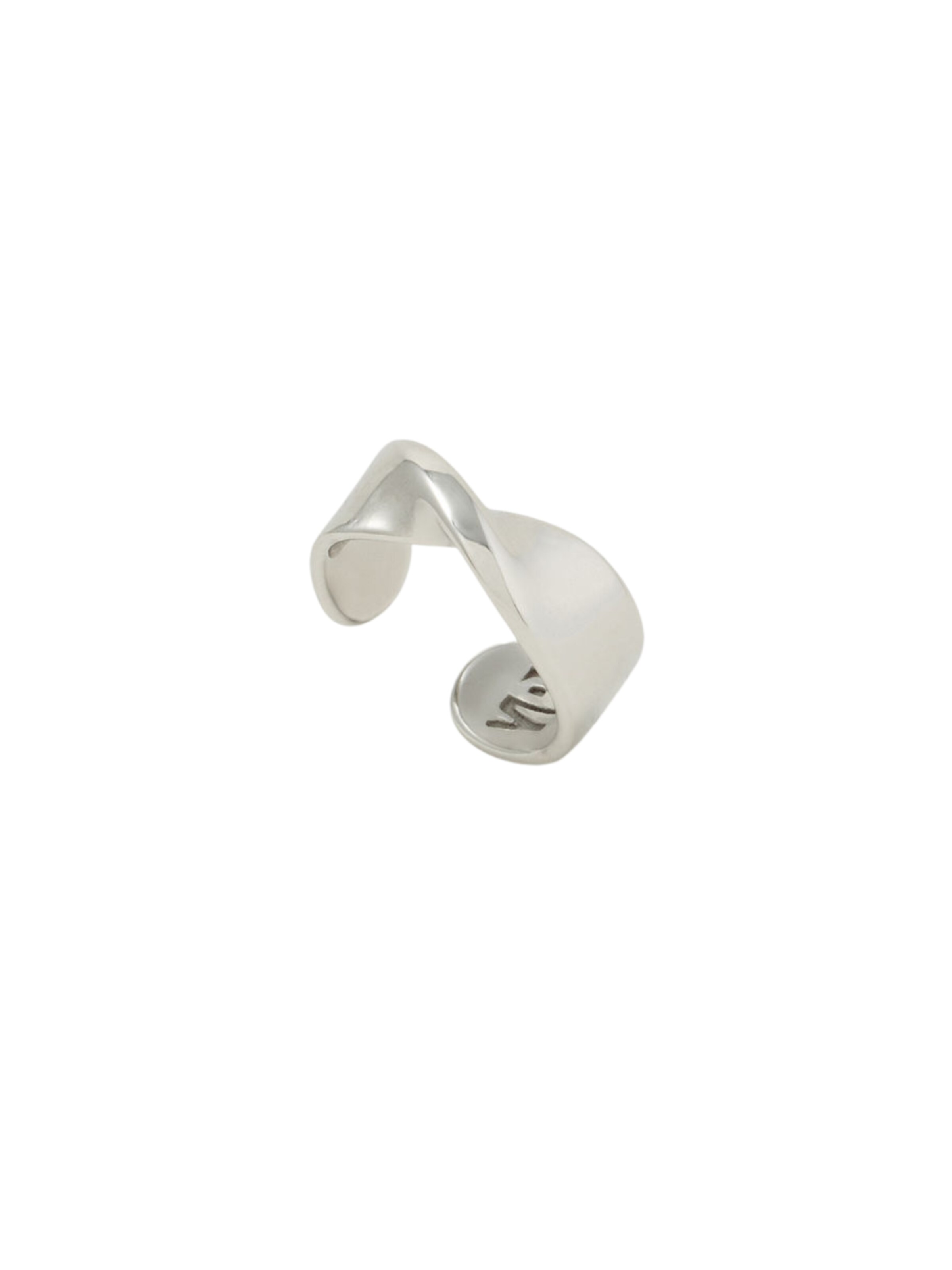 YParis - Pendientes 'Ear cuff June XS S' en plata: frente