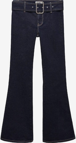 MANGO Flared Cargo Jeans 'britney' in Blue: front
