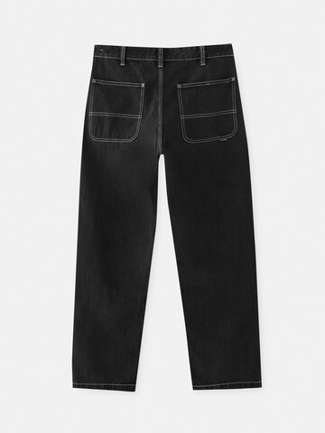 Loosefit Jean Pull&Bear en noir