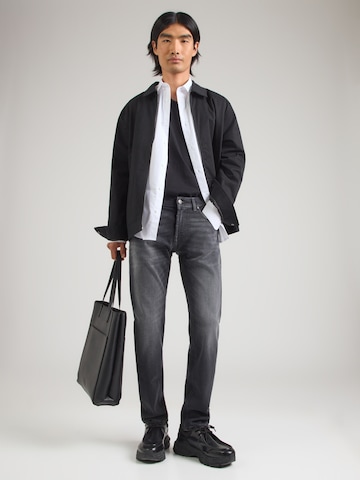 HECHTER PARIS Tapered Jeans 'H-BELFORT' i grå