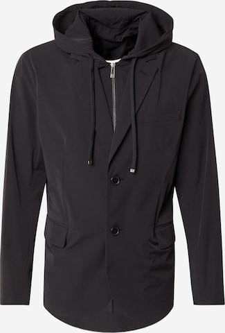 ARMANI EXCHANGERegular Fit Sako 'Giacca' - crna boja: prednji dio
