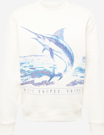 Sweat-shirt HOLLISTER en blanc : devant