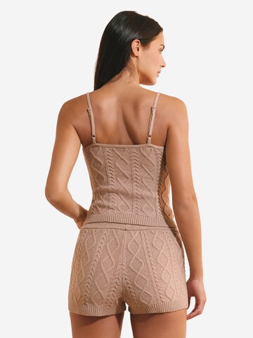 Camicia da notte 'Blanca' di ETAM in beige