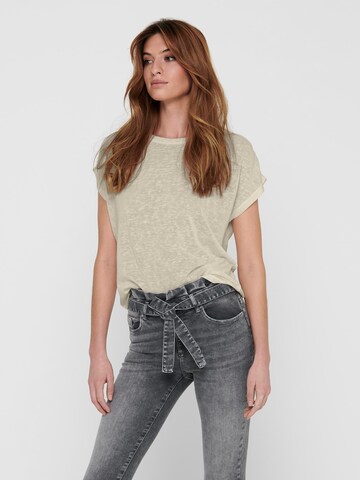 ONLY T-Shirt 'Lula' in Beige: predná strana