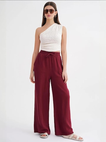 Regular Pantalon MixRay en rouge