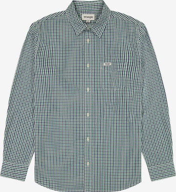 WRANGLER Regular fit Button Up Shirt in Blue: front