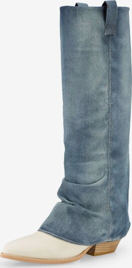 FELMINI Stiefel in creme / blue denim / hellbraun, Produktansicht