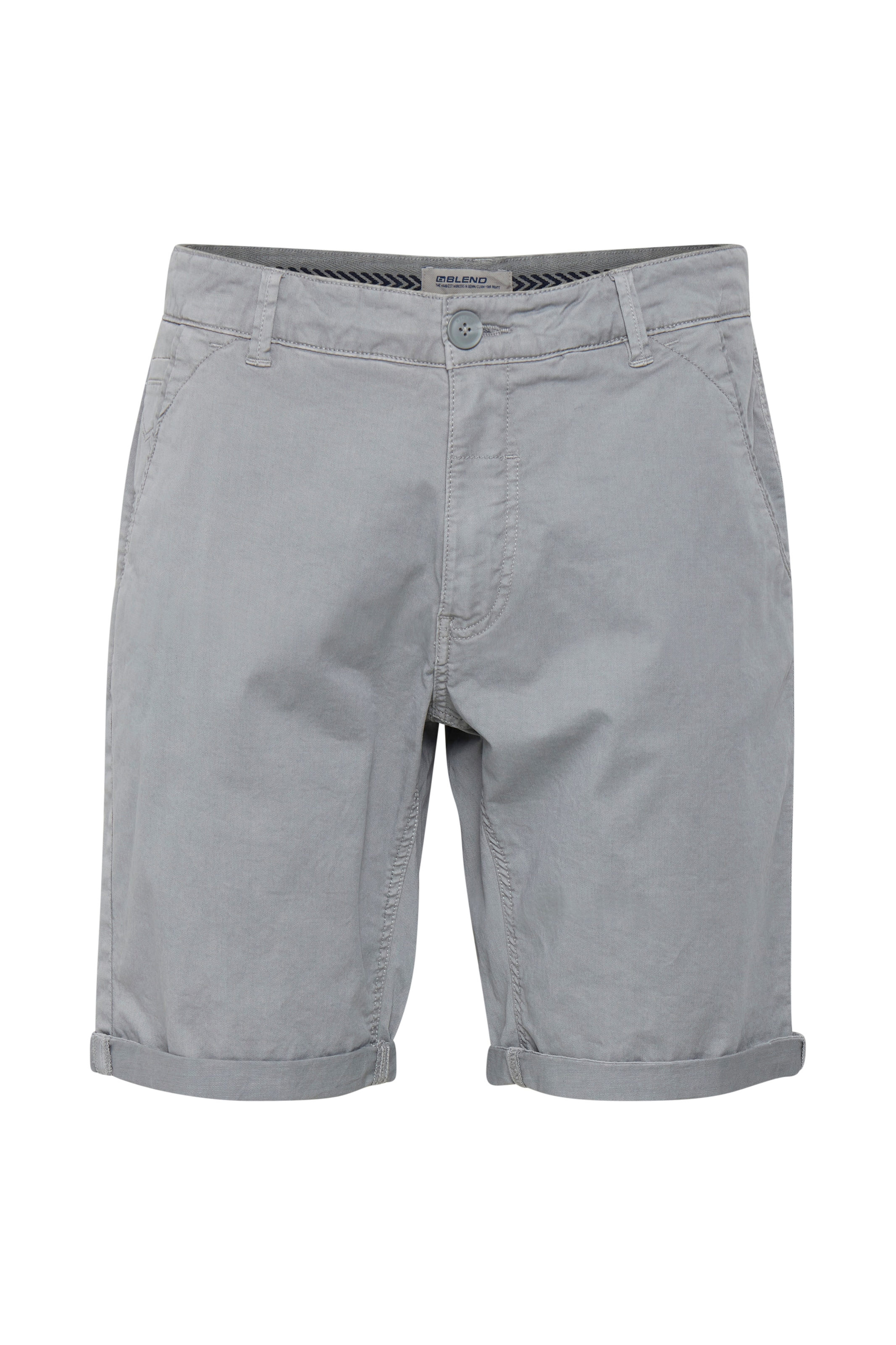 BLEND Chino 'BRIX' in Grijs: voorkant