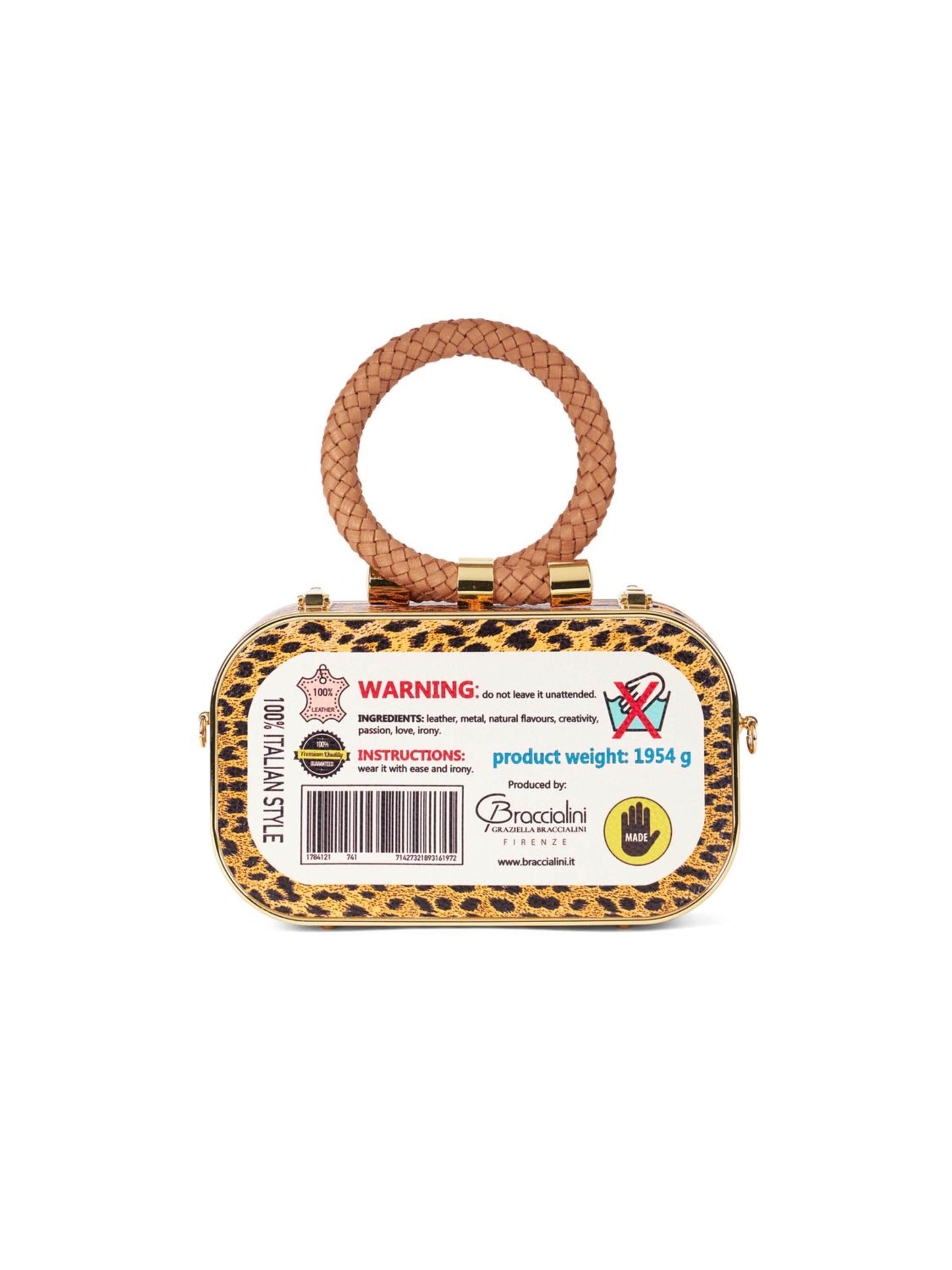 Braccialini - Bolso de noche 'Tema Sardine Jellies' en blanco
