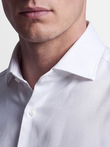 Vercate Slim fit Zakelijk overhemd 'Twill' in Wit