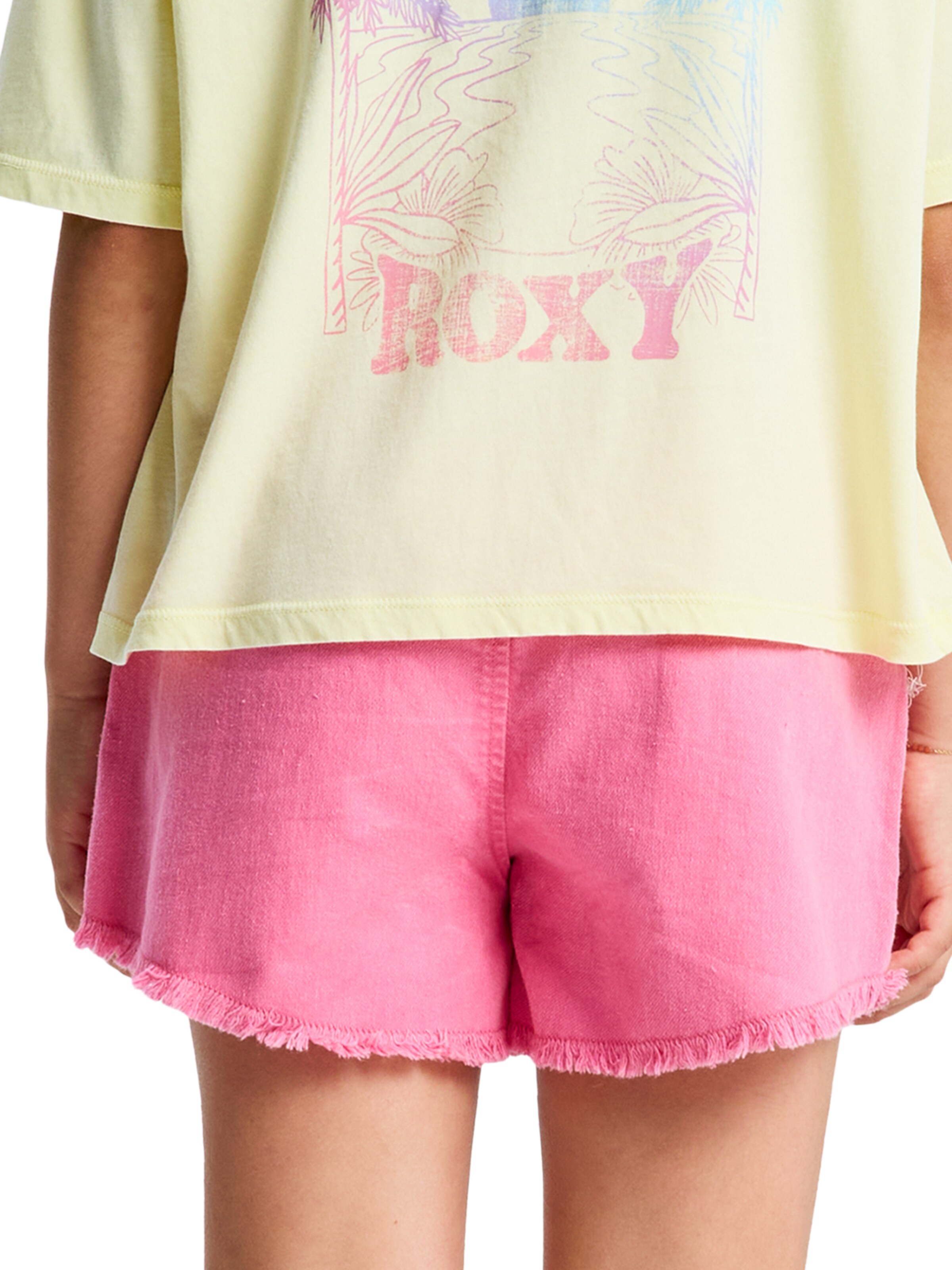 ROXY Regular Pants 'Scenic Route' in Pink