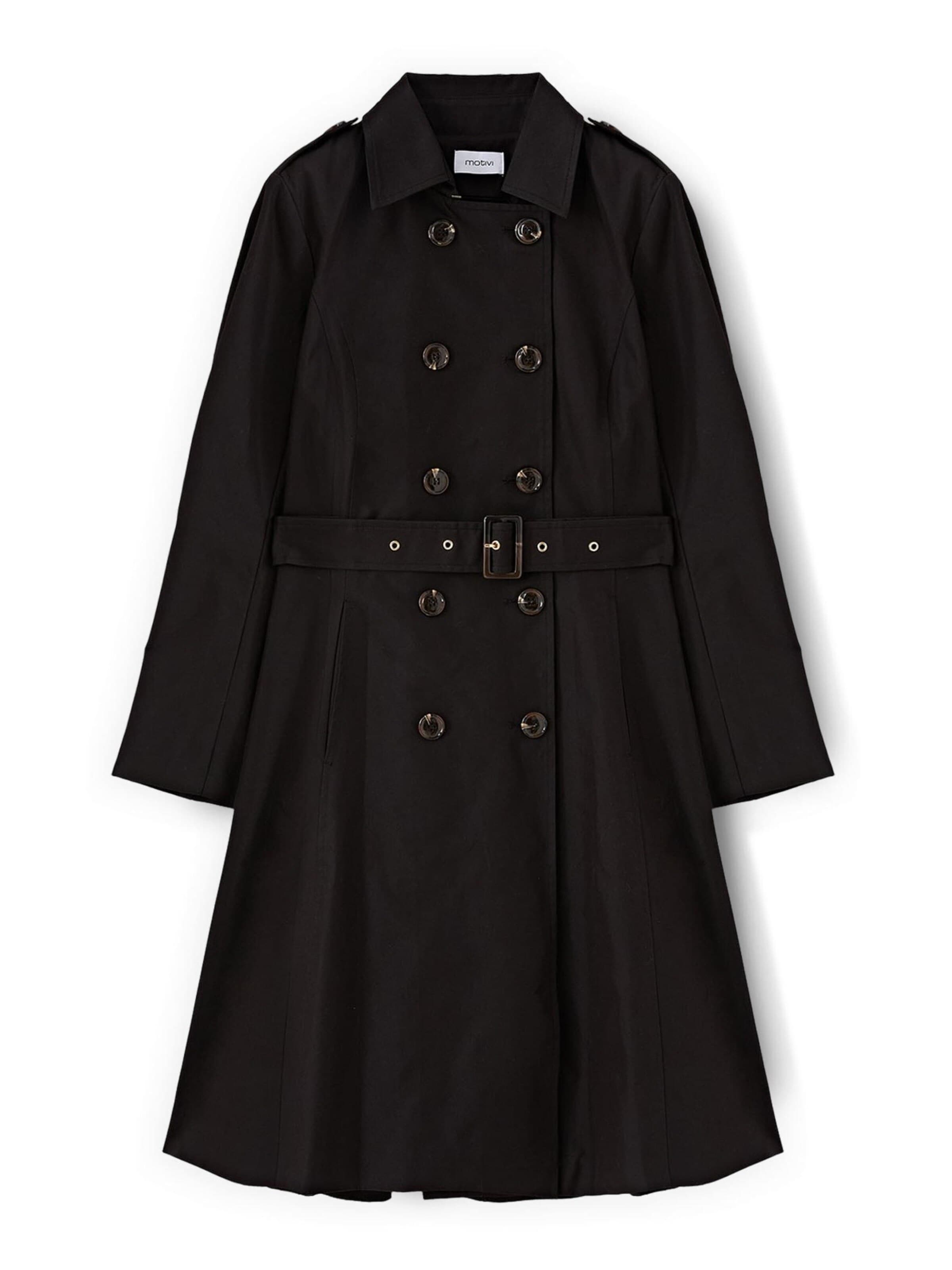 Manteau d’hiver MOTIVI en noir : devant