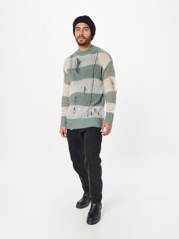 ABOUT YOU Limited Sweater 'Leo' in Green