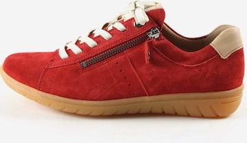 Hartjes Athletic Lace-Up Shoes in Red: front