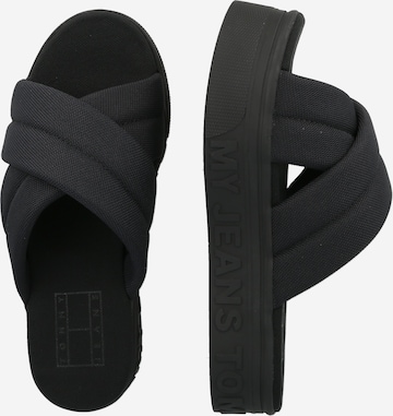 Tommy Jeans Pantofle – černá