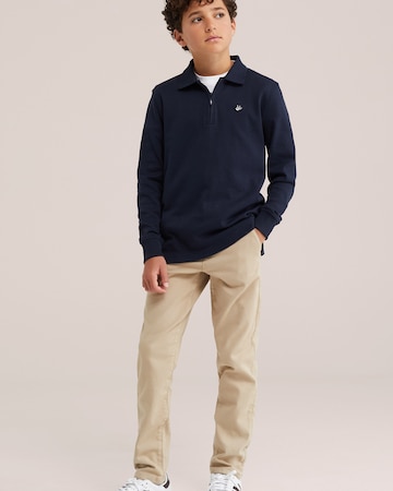 WE Fashion Slim fit Pants in Beige