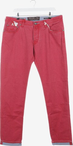 Jacob Cohen Pants in 36-38 in Red: front