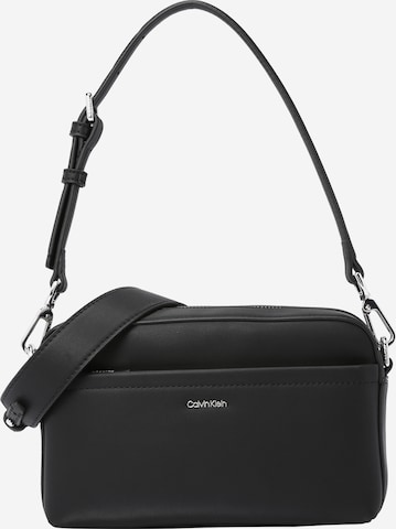 Calvin Klein - Bolso de hombro 'MUST' en negro: frente