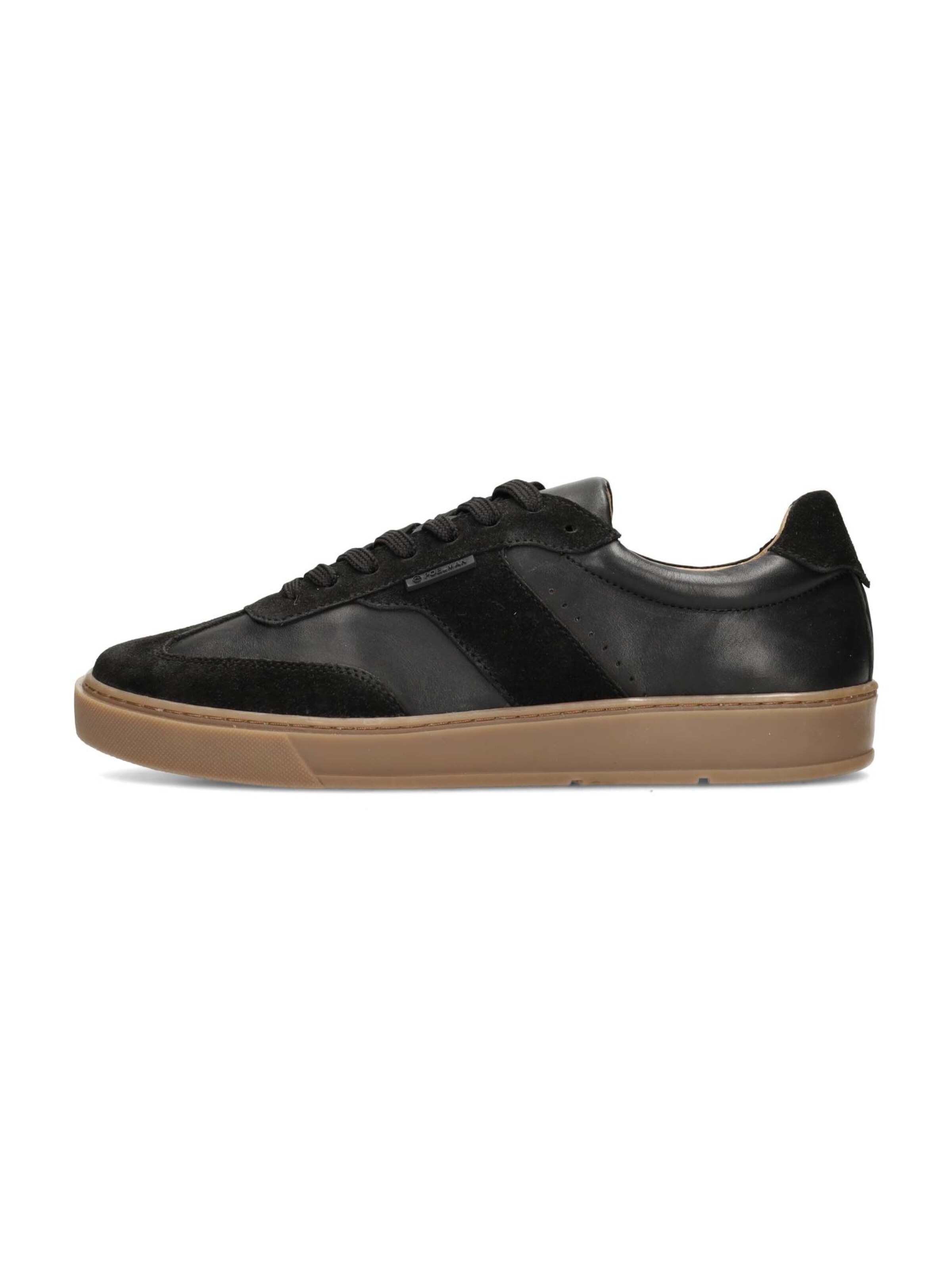 PS Poelman Platform trainers 'Gregory' in Black: front