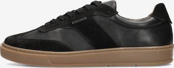 Poelman Platform trainers 'Gregory' in Black: front