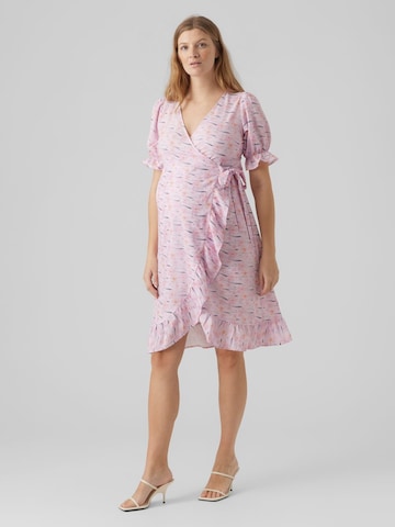 MAMALICIOUS Dress in Pink: front