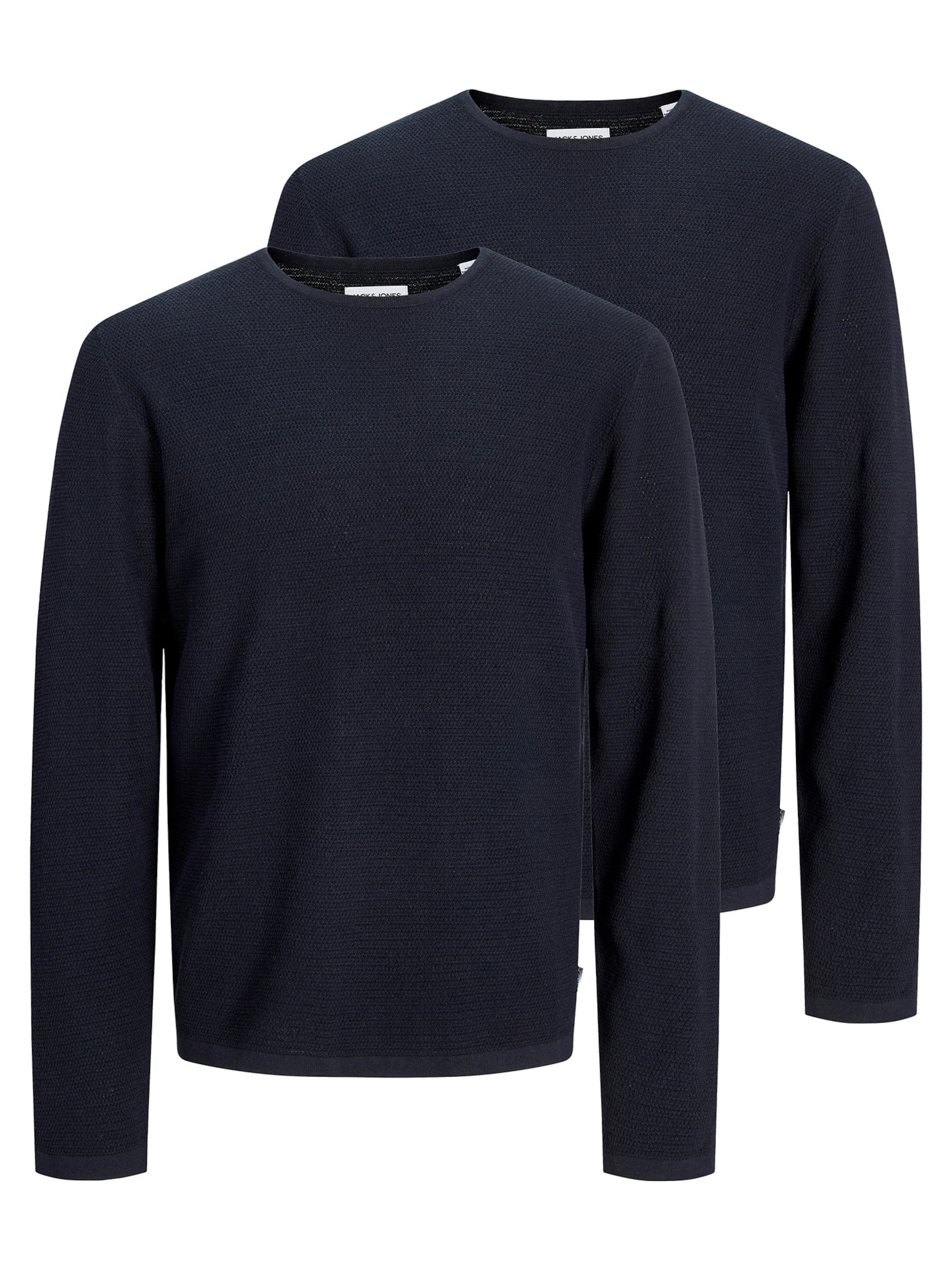 JACK & JONES Sweater 'George' in Blue: front