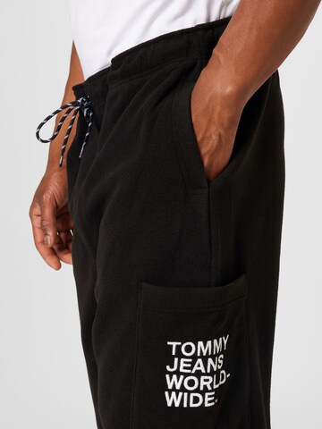 Tommy Jeans Regular Trousers in Black