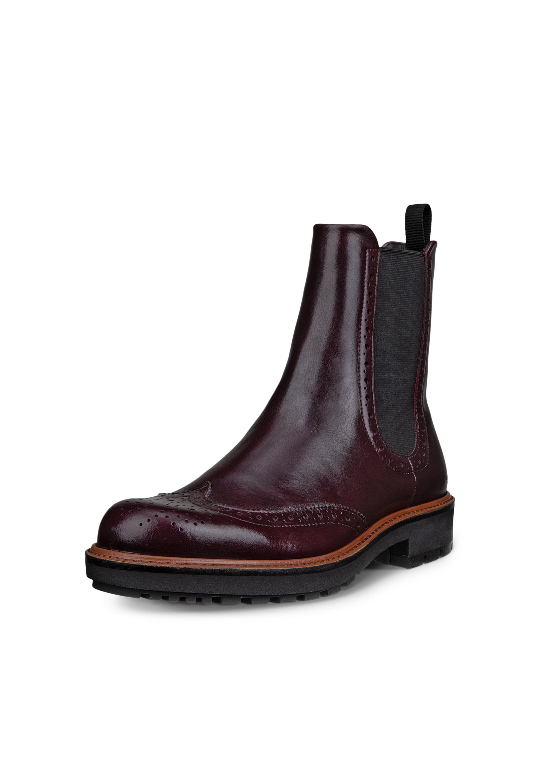 ECCO Chelsea boots 'Metropole Oslo' in Rood: voorkant