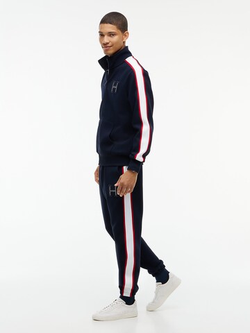 TOMMY HILFIGER Sweatjacke in Blau
