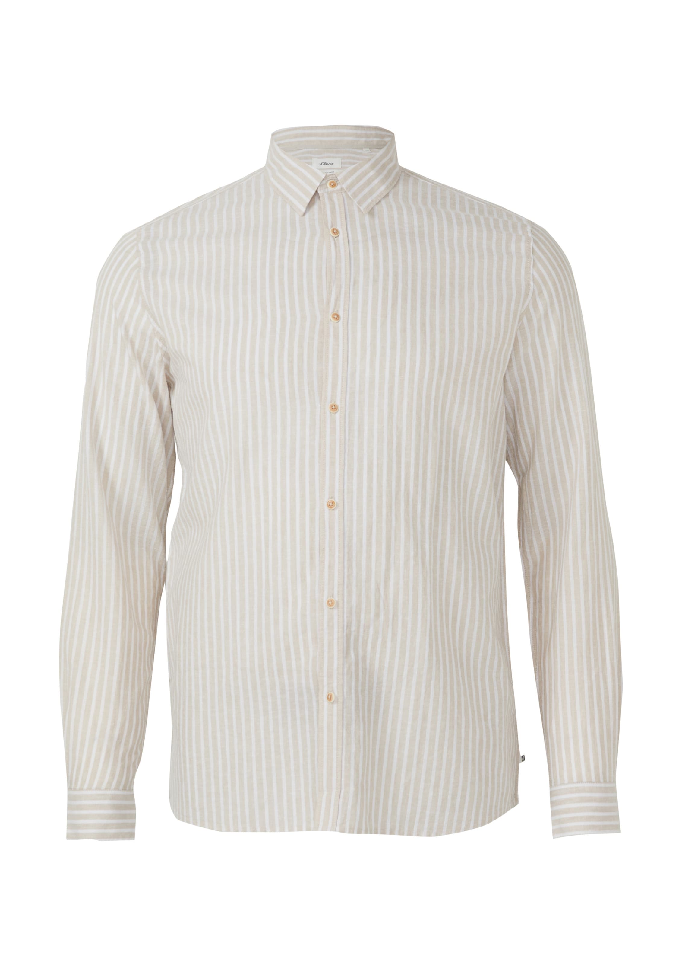 s.Oliver Button Up Shirt in Beige, Item view