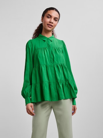 Camicia da donna 'Pala' di Y.A.S in verde: frontale