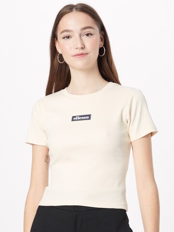 ELLESSE Shirt 'Landrea' in Wit: voorkant