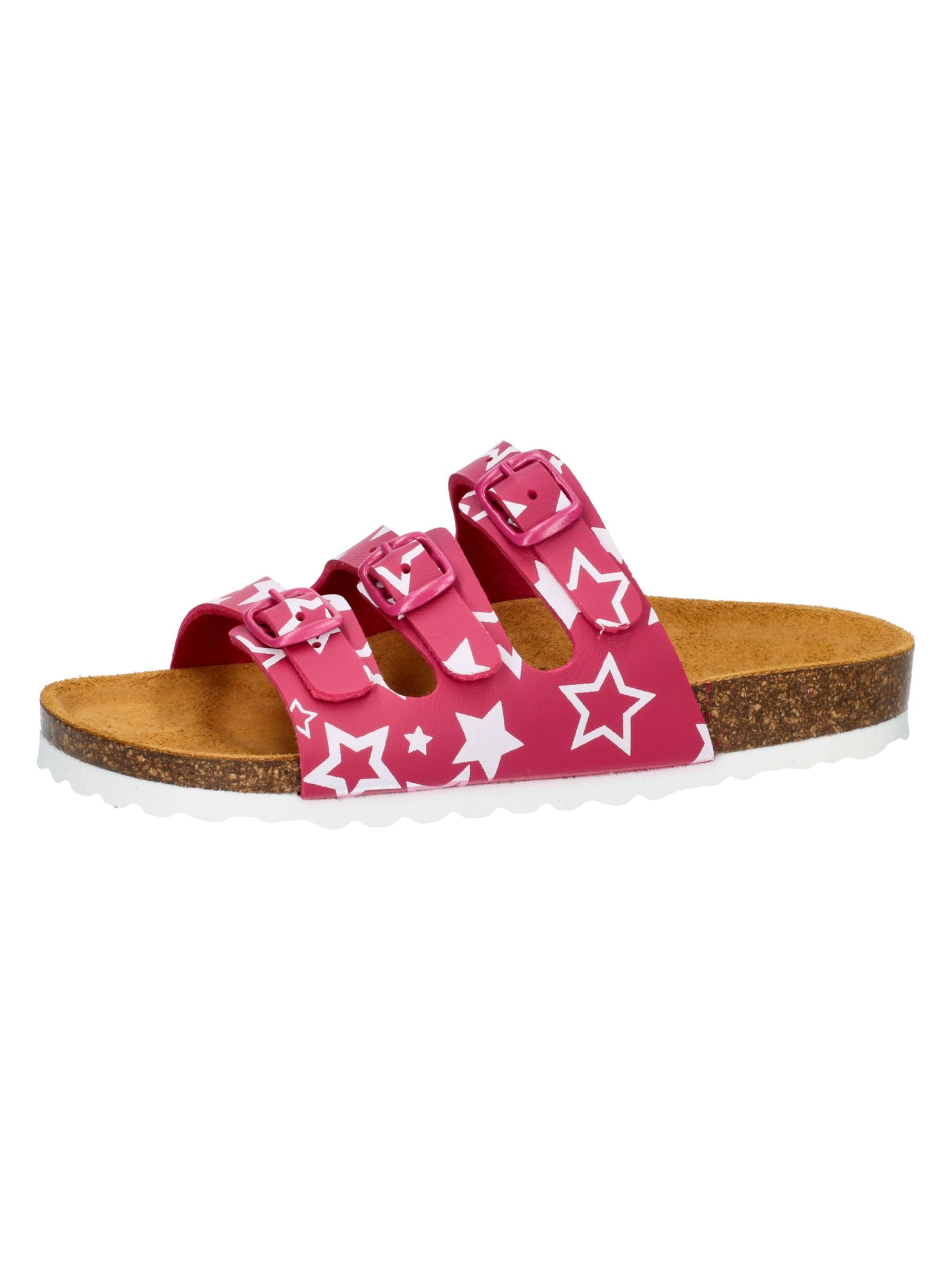 LICO Pantolette 'Bioline Star' in Pink: Vorderseite