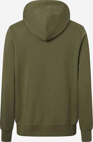 KnowledgeCotton Apparel Zip-Up Hoodie in Green