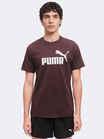 T-Shirt fonctionnel 'ESS No. 1' PUMA en marron : devant