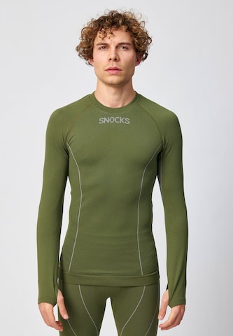 SNOCKS Athletic Underwear in Green