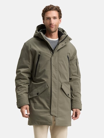 TOM TAILOR Winterparka in Grün: Vorderseite