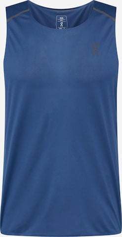 On Performance Shirt in Blue: front