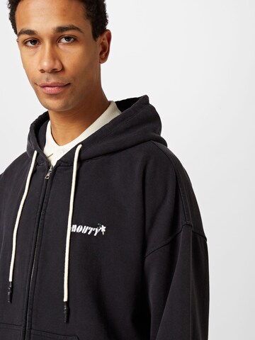 MOUTY - Sudadera con cremallera en negro