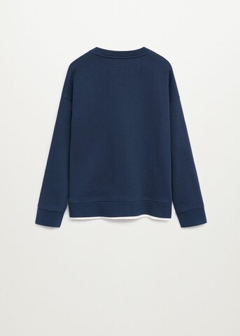 MANGO KIDS Sweatshirt 'Brucepk-i' in Blauw