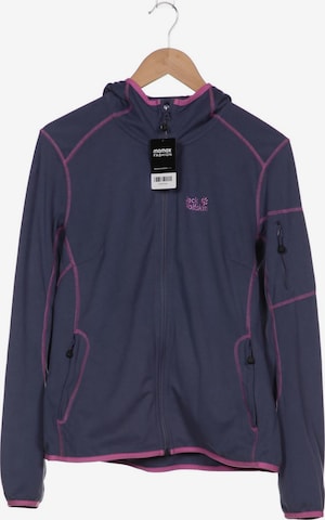 JACK WOLFSKIN Sweatshirt & Zip-Up Hoodie in L in Blue: front