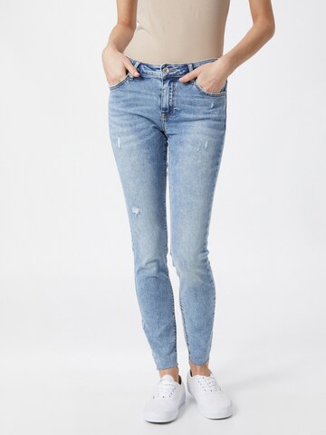 VERO MODA Skinny Jeans 'Lydia' in Blauw: voorkant