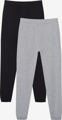 Tapered Pantaloni de la Pull&Bear pe gri: față