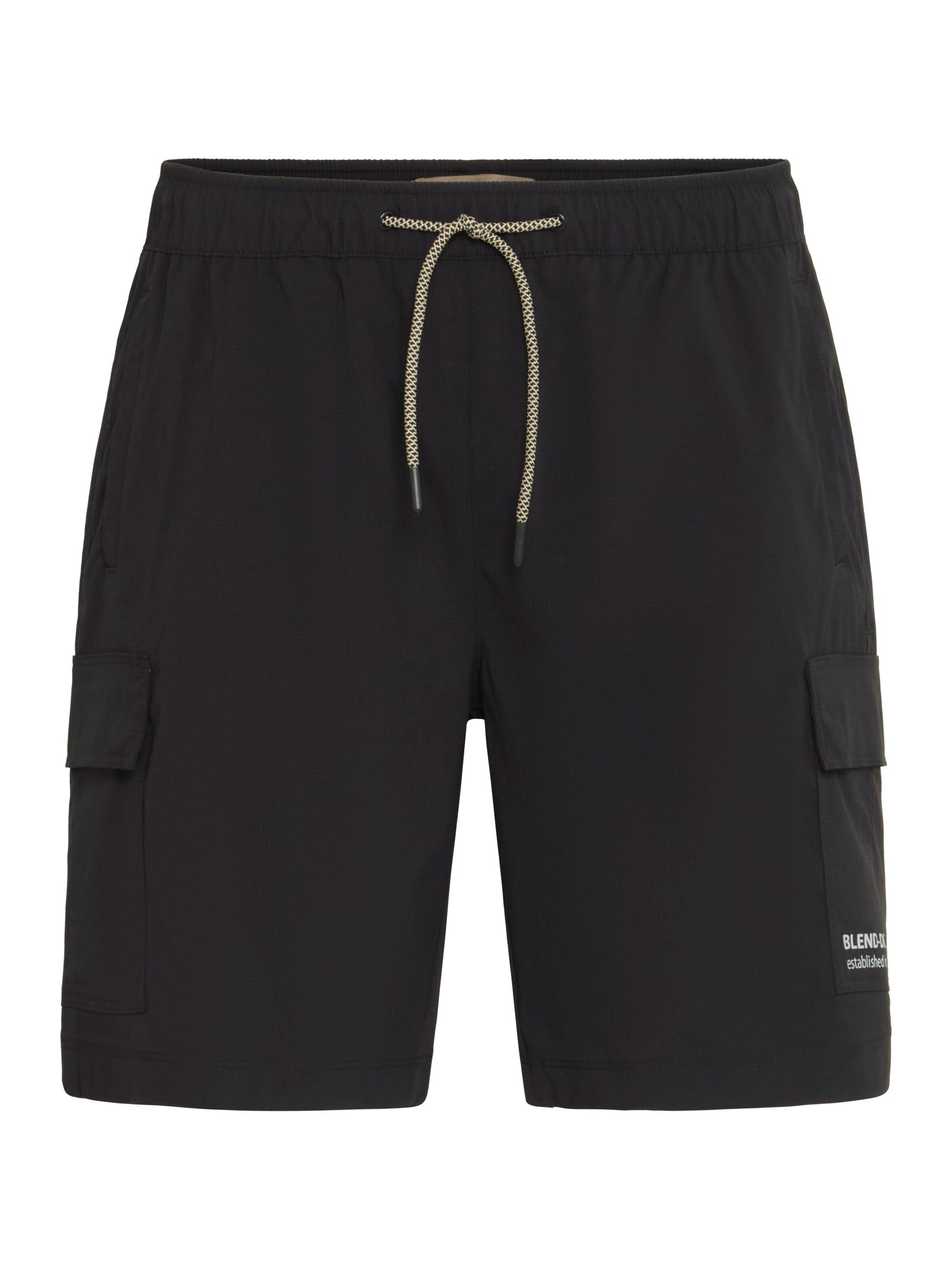 BLEND Regular Cargoshorts ' BHEDGAR CARGO ' in Schwarz: Vorderseite
