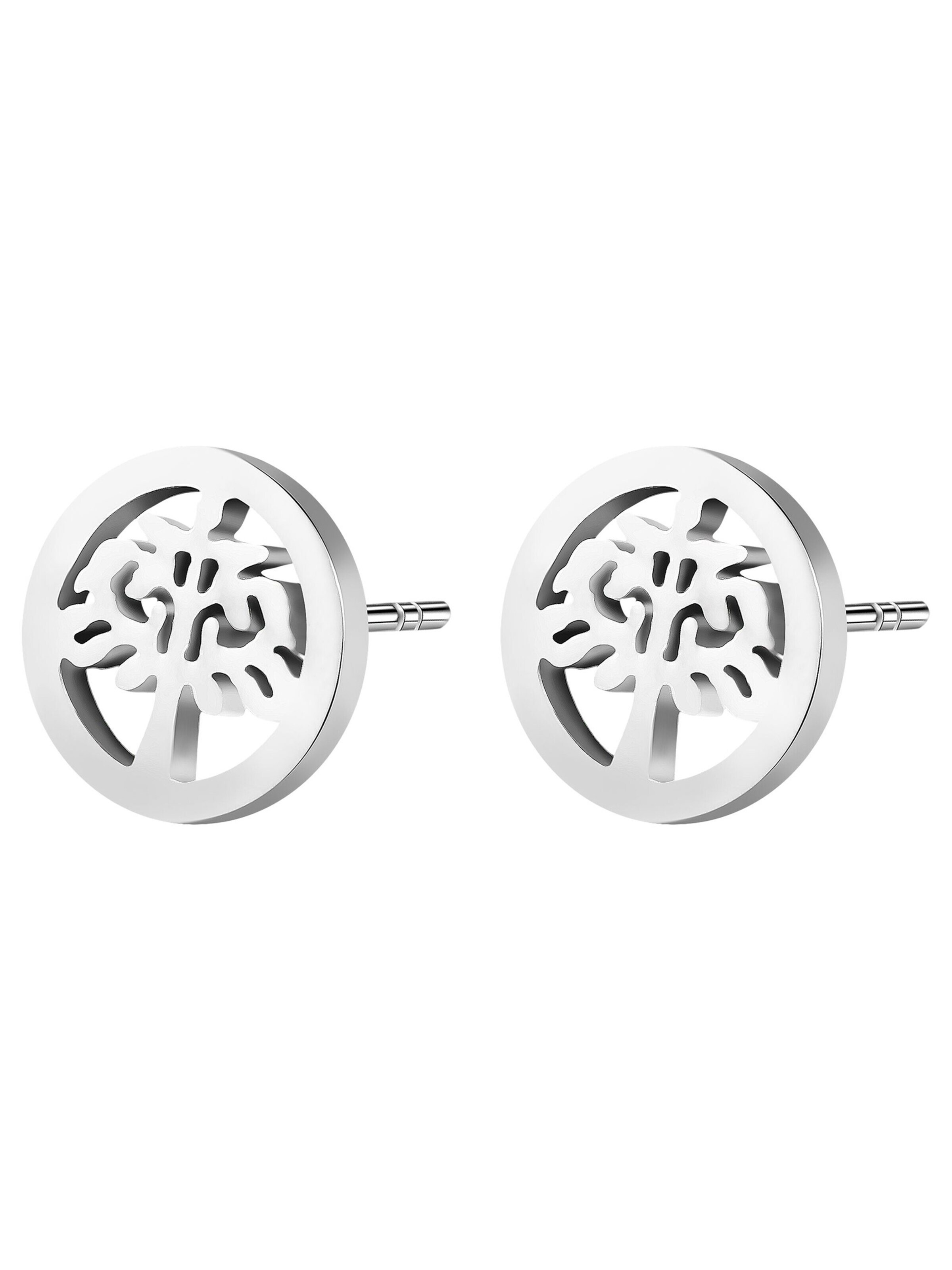 Akzent Earrings 'Natali, hautverträglich' in Silver