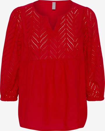 CULTURE Blouse 'Toril' in Rood: voorkant