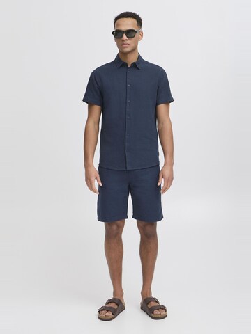 INDICODE JEANS - Regular Fit Camisa 'Monk' em azul