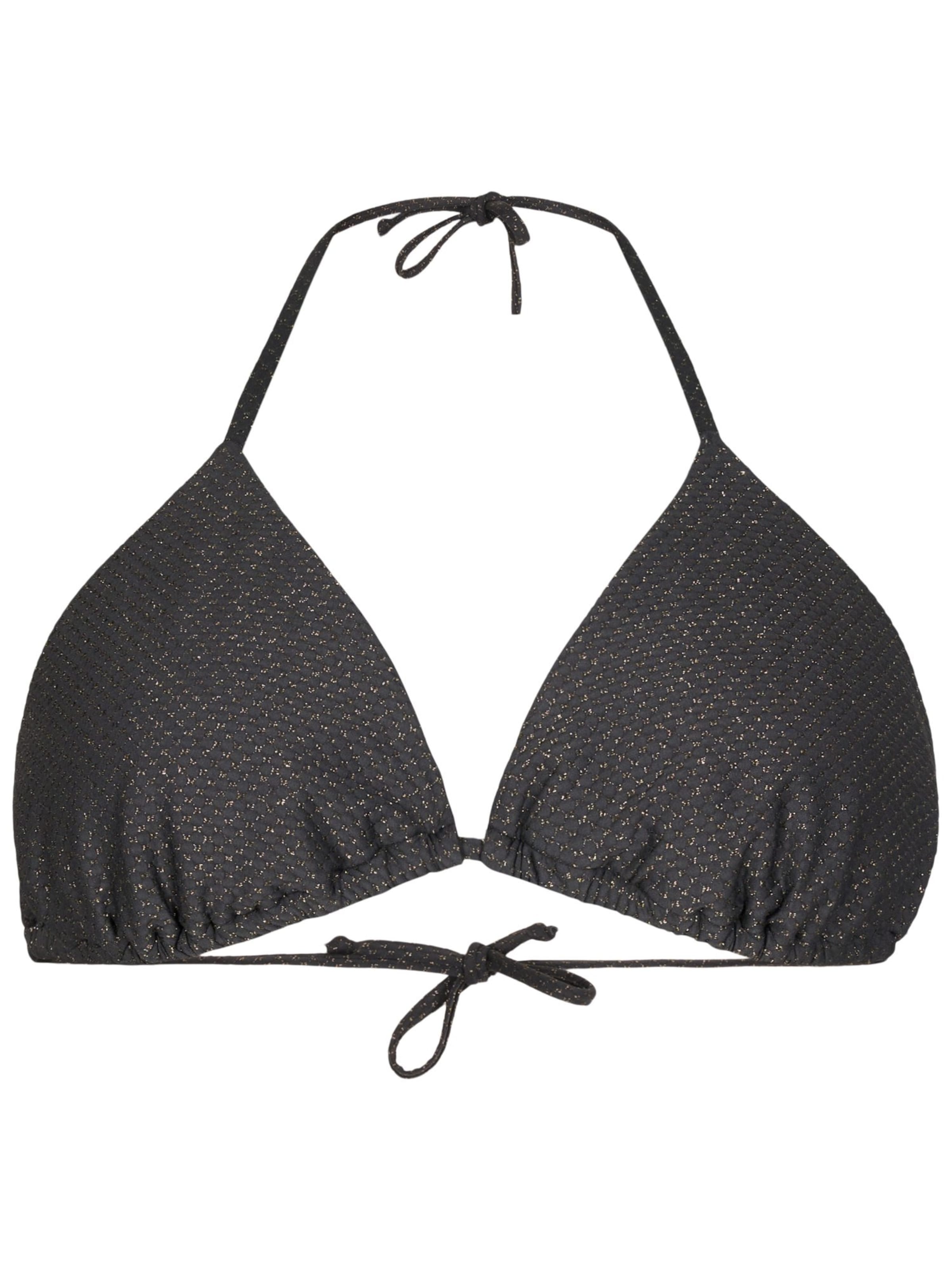 Triangolo Top per bikini di Swim by Zizzi in nero: frontale